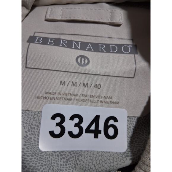 Bernardo Quiet Luxury Women's size Medium Lightweight Hooded Jacket Preppy - Picture 9 of 13